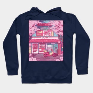 The aesthetic Japanese streets Hoodie